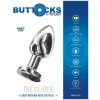 Buttocks The Glider vibrációs fém anál dildó, akkumulátorral (L méret  - 10,2 cm)
