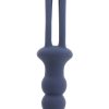 Taboom Silicone Supreme korbács, dildós nyéllel, szilikonból