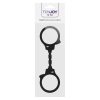 Toy Joy Fun Cuffs rugalmas bilincs gumiból (fekete) 