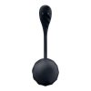 Satisfyer Ribbed Petal vibrációs tojás, vezeték nélküli távirányítóval (fekete) (APP-os)