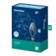Satisfyer Duelist méretre állítható, vibrációs péniszgyűrű (szürke)