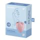 Satisfyer Cutie Heart léghullámos csiklóizgató, vibrációval (rózsaszín)
