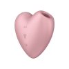 Satisfyer Cutie Heart léghullámos csiklóizgató, vibrációval (rózsaszín)