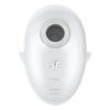 Satisfyer Cutie Ghost léghullámos csiklóizgató, vibrációval (fehér)