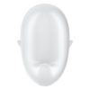 Satisfyer Cutie Ghost léghullámos csiklóizgató, vibrációval (fehér)
