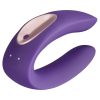 Satisfyer Double Plus Remote párvibrátor, vezeték nélküli távirányítóval