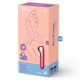 Satisfyer Dual Love vibrátor, légullámos csiklóizgatóval (piros) (APP-os)