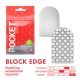 Tenga Pocket Stroker Block Edge maszturbátor