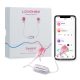 Lovense Gemini okos, vibrációs bimbócsíptető (pink) (APP-os)