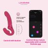 Lovense Lapis okos, 3 motoros vibrátor pároknak (piros) (APP-os)