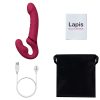 Lovense Lapis okos, 3 motoros vibrátor pároknak (piros) (APP-os)