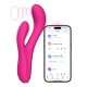 Lovense Osci 3 okos, pulzációs G-pont vibrátor, csiklóággal (pink) (APP-os)