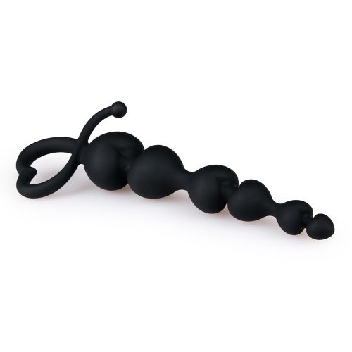 Easy Toys Heart Lover anál gyöngysor (fekete)