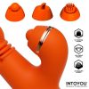 IntoYou Ethan vibrátor, 360º-os G-pont masszírozóval, pulzációs csiklóággal (narancssárga)