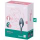Satisfyer Bullseye méretre állítható, vibrációs péniszgyűrű (szürke) (APP-os)