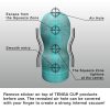 Tenga Original Vacuum Cup Cool Edition maszturbátor (hűsítő hatással)